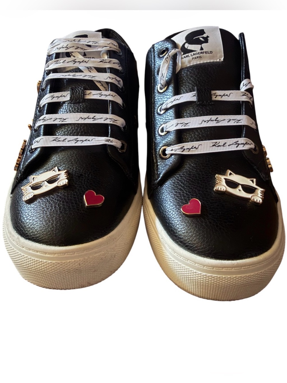 Woman’s Karl Lagerfeld Black Sneakers - Picture 11 of 11